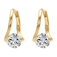 thumbnail image 1 of Yoursfs Gold Hoop Earrings for Women Cubic Zirconia CZ Gold Plated Huggie Earrings Piercing Earrings Fashion Jewelry Gift, 1 of 5