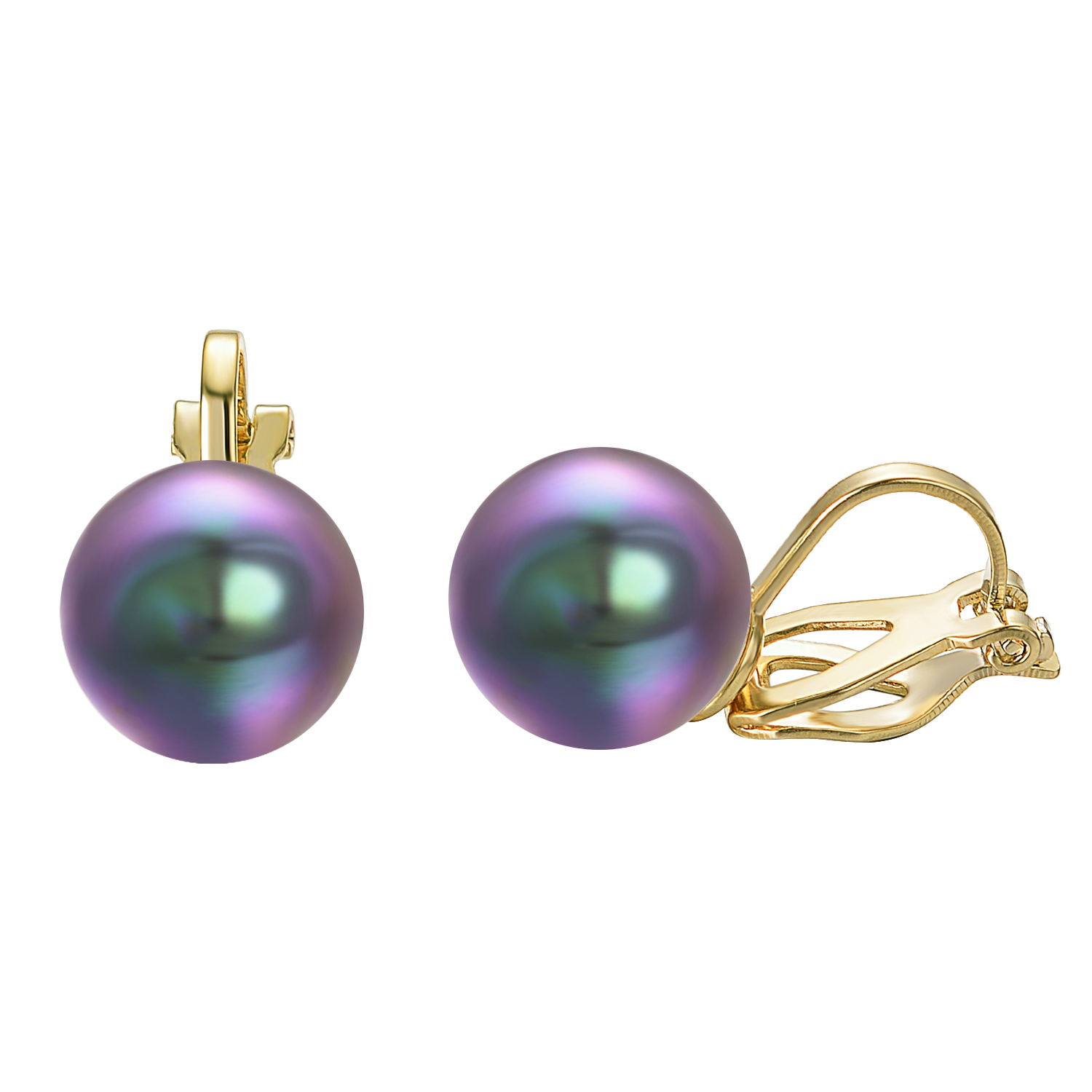 Yoursfs Tiny Pearl Clip On Earrings for Women 18K Gold Plated Faux
