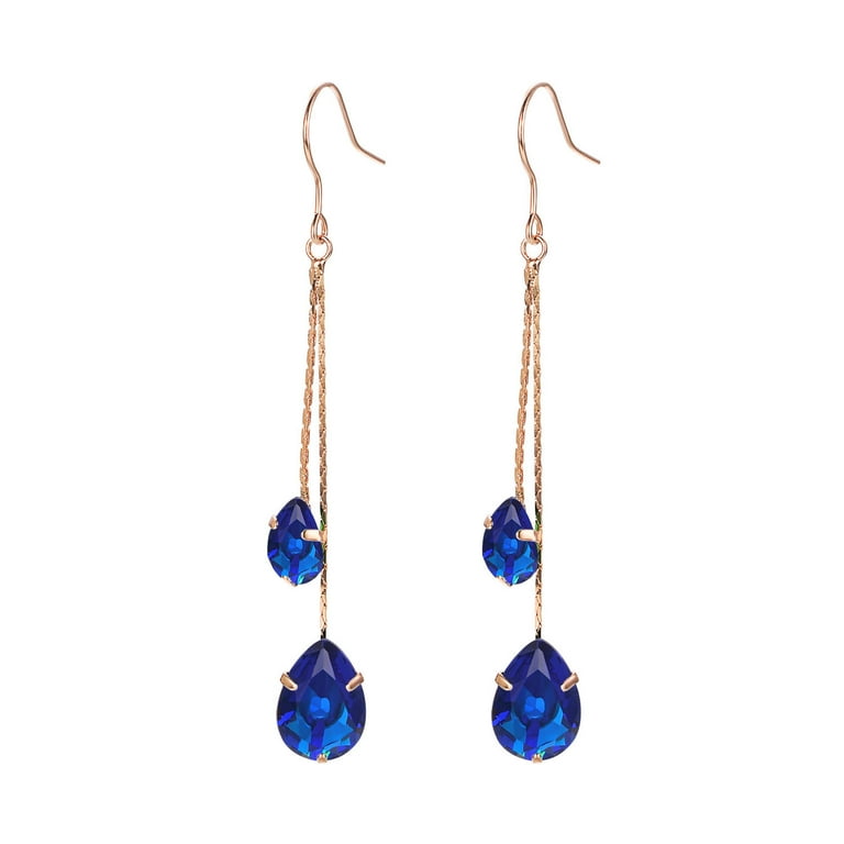 Rose gold plated Cubic Zirconia hook earrings Rose gold plated Cubic Zirconia hook earrings