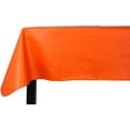 thumbnail image 1 of Yourtablecloth Heavy Duty Vinyl Rectangle or Square Tablecloth  6 Gauge Heavy Duty Tablecloth  Flannel Backed  Wipeable Tablecloth with Vivid Colors & Many Sizes 52 x 90 Orange, 1 of 6