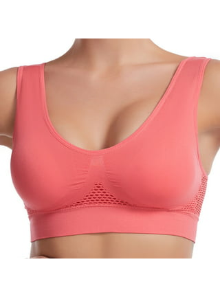 Breathable Cool Lift Up Air Bra Women's Seamless Air Permeable Cooling  Comfort Bra with Removable Pads Plus Size (Color : Beige, Size : Small) at   Women's Clothing store