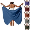 thumbnail image 1 of Yourumao Spaghetti Strap Wrap Dresses for Women Butterfly Beach Cover Up Comfy Solid Bathing Suits Coverups for Lounge Summer, 1 of 9