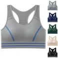 thumbnail image 1 of Yourumao Women's Sports Bras Wireless Yoga Training T-shirt Bra Seamless Comfortable Bralettes Large Bust Lift Sports Bras, 1 of 3