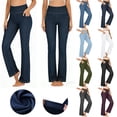 thumbnail image 1 of Yourumao Womens Bell Buttom Jeans High Waisted Tummy Control Flare Jeans Pull On Denim Pants Yoga Bootcut Leggings with Pocket, 1 of 9
