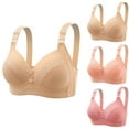 thumbnail image 1 of Yourumao Womens Bras Wireless Lift T-shirt Bras Cotton Full Coverage Bralettes Elegant Everyday Full Figure Bras, 1 of 3