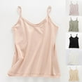 thumbnail image 1 of Yourumao Womens Camisoles Tank Tops Solid Basic V Neck Camis Comfy Stretch Spaghetti Straps Tanks Sleeveless Plus Size Shirt for Loungewear, 1 of 5