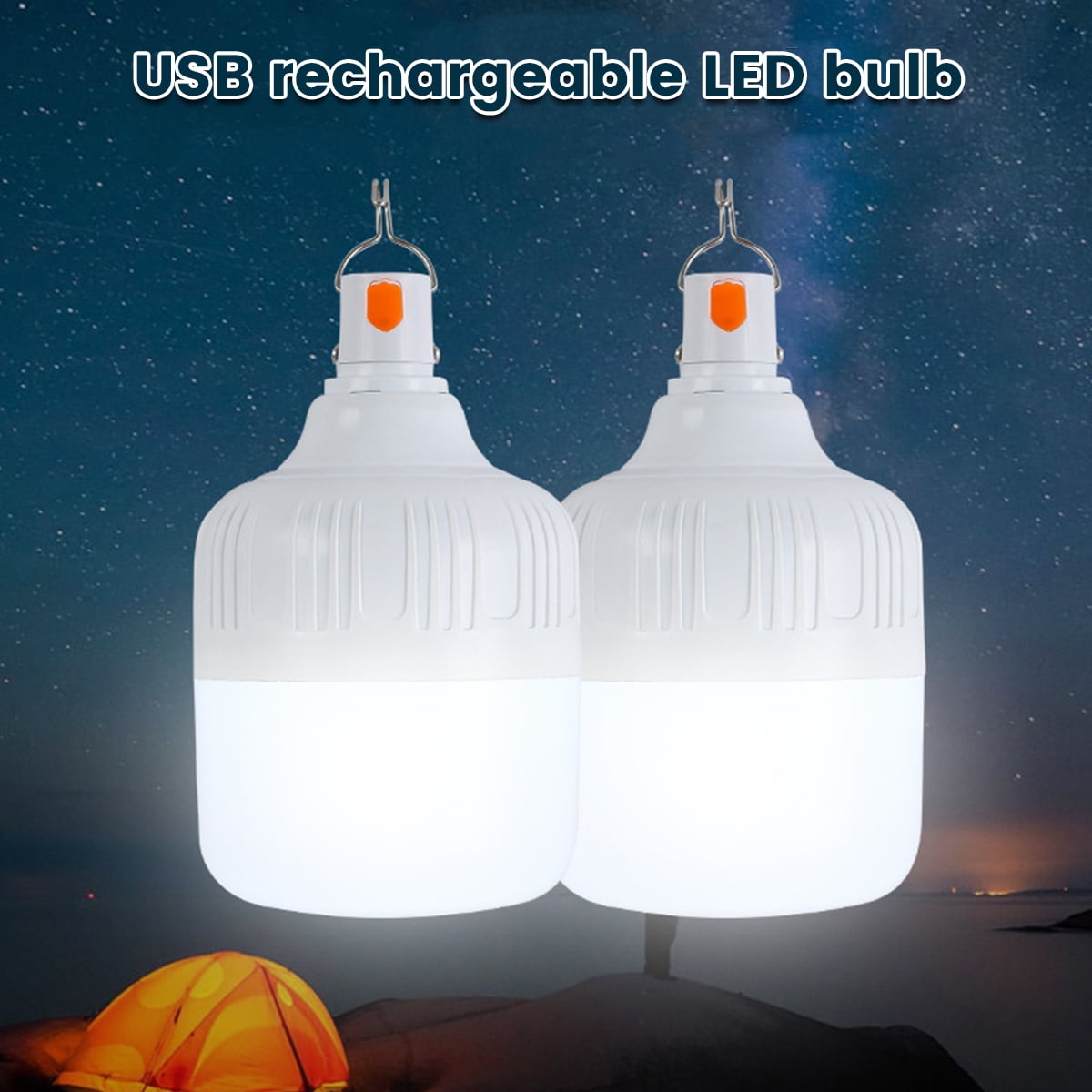 DABAOLUM Rechargeable Light Bulbs, 9W 3000K Emergency Light Bulbs, 1200mAh Battery  Operated Emergency Light Bulb E26/27 with Hook for Power Failure, Power  Outage, Camping,6pcs 