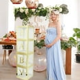 thumbnail image 2 of 4pcs Baby Box Decoration Transparent Cardboard Gift Balloon Boxes Girl Boy Party 2 of 11