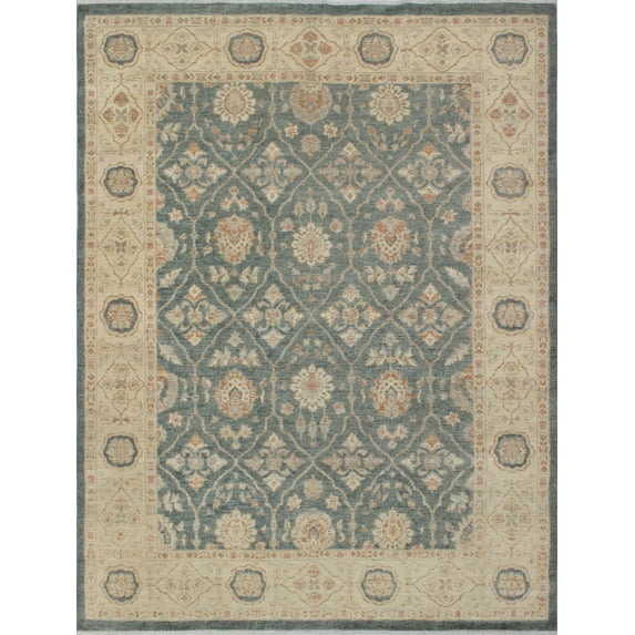 Yousafi Santon Grey/Ivory Rug, 8'10" x 11'8"