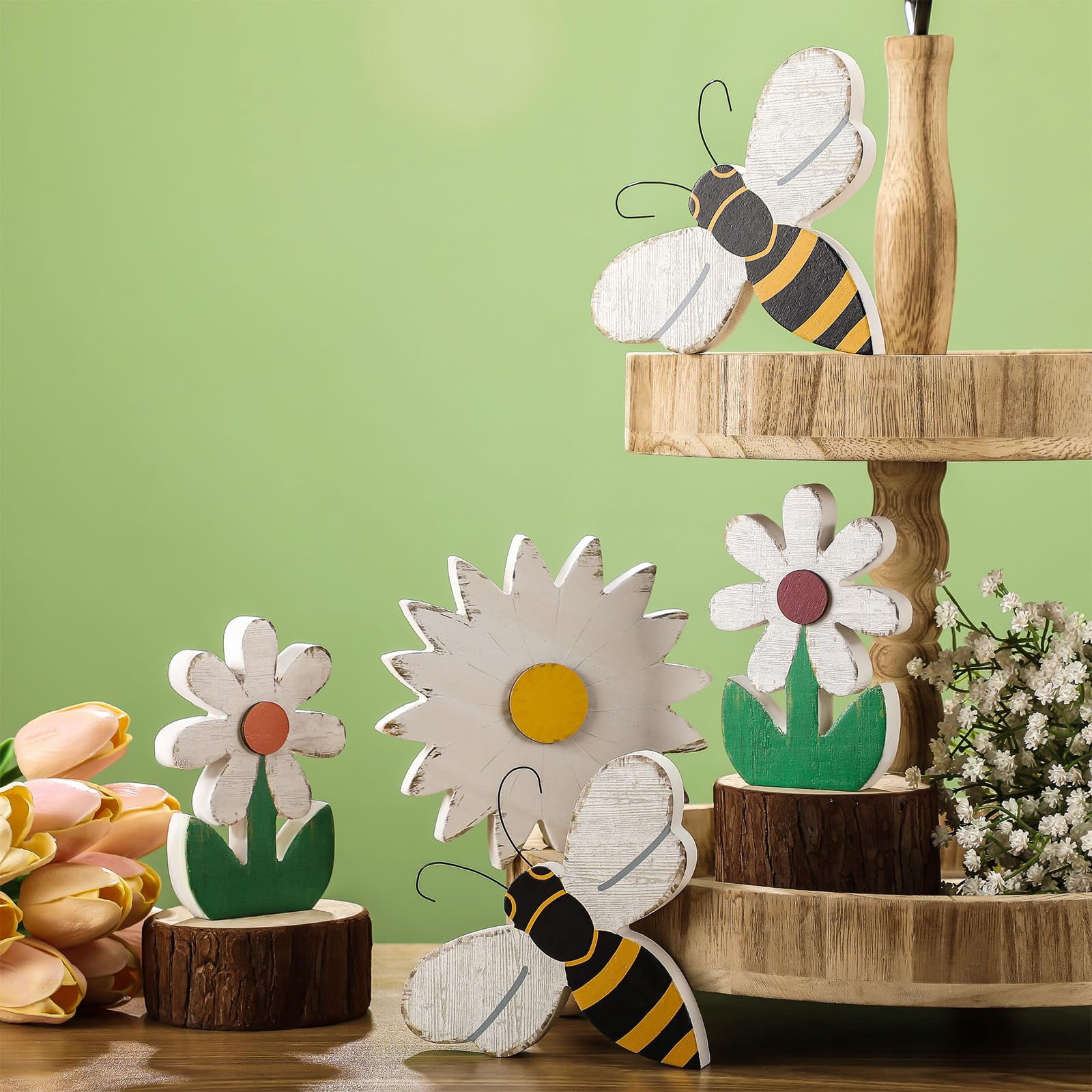 Halloween Picture Frame Craft Kit - 16 Pack DIY Wooden Frames To Color, Party Decorations For Kids