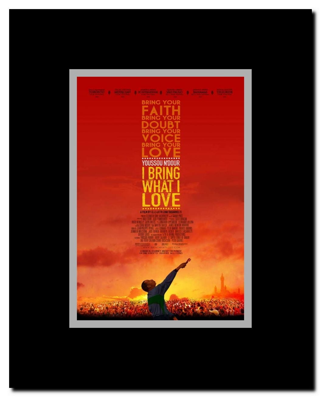 Youssou Ndour: I Bring What I Love Framed Movie Poster