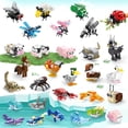 thumbnail image 1 of Yousxin 30-Pack Mini Animal Building Blocks, 927 Pcs Building Block Set, Plastic Animal Character Set, 30 Designs, Party Favors for Kids Ages 6+, 1 of 7
