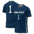 thumbnail image 1 of Youth #1 GameDay Greats Navy Penn State Nittany Lions Lightweight Soccer Fashion Jersey, 1 of 4