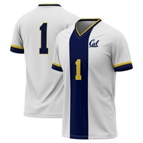 Youth #1 GameDay Greats White Cal Bears Lightweight Soccer Fashion Jersey