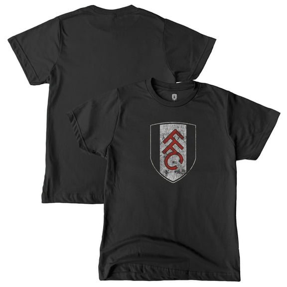 Youth 1863FC  Black Fulham Color Badge T-Shirt