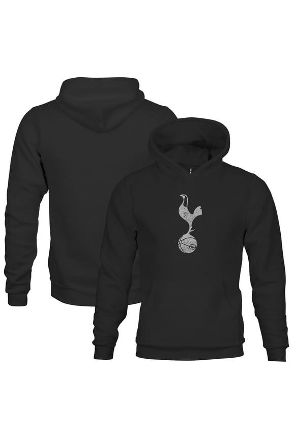 Youth-1863FC Black Tottenham Hotspur Pullover Hoodie