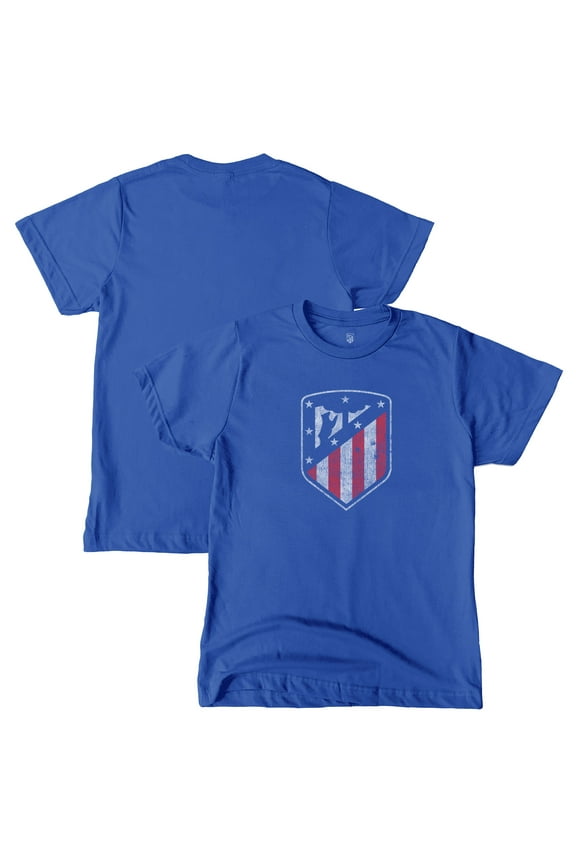 Youth 1863FC Blue Atletico de Madrid Color Badge T-Shirt