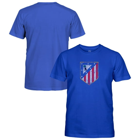 Youth-1863FC Blue Atletico de Madrid Short Sleeve T-Shirt