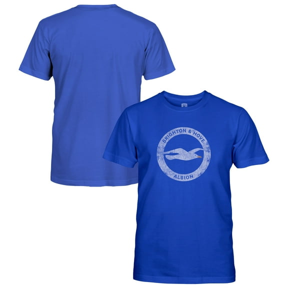Youth 1863FC Blue Brighton and Hove Albion Team Badge T-Shirt