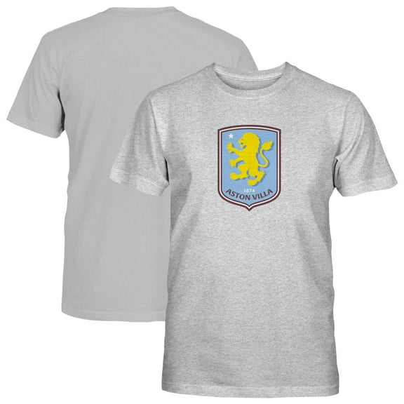 Youth 1863FC Gray Aston Villa Color Badge T-Shirt