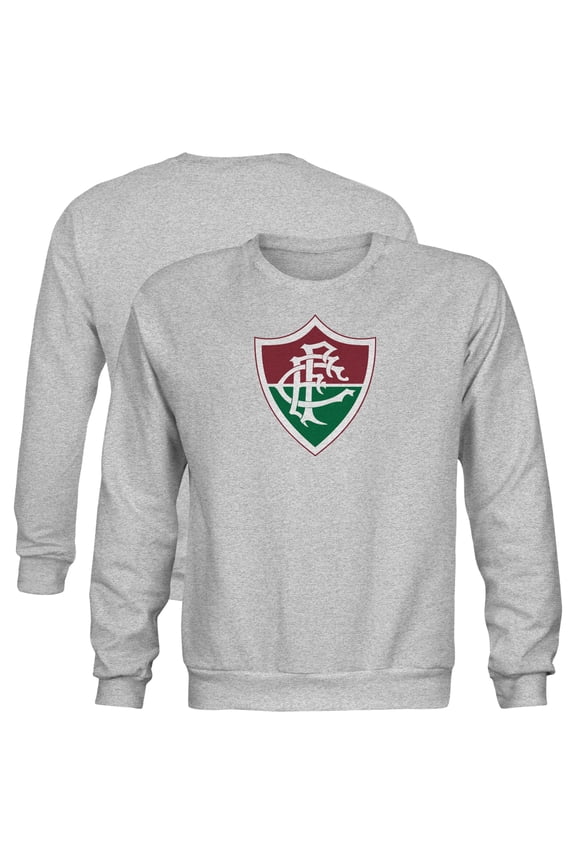 Youth 1863FC Gray Fluminense FC Color Badge Sweatshirt