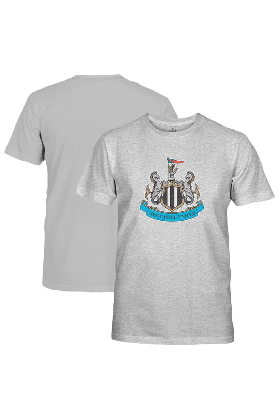 Youth 1863FC  Gray Newcastle United Color Badge T-Shirt