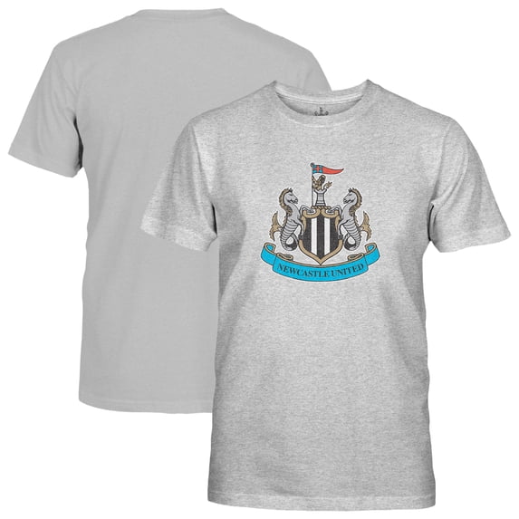 Youth 1863FC Gray Newcastle United Color Badge T-Shirt