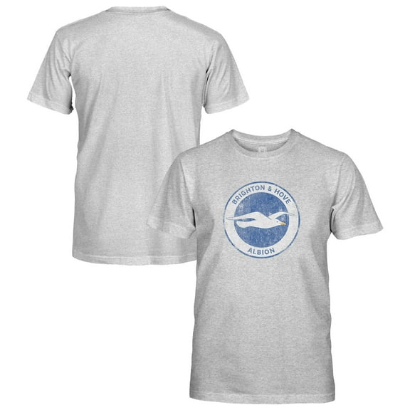 Youth 1863FC Heather Gray Brighton and Hove Albion Color Badge T-Shirt