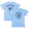 thumbnail image 1 of Youth 1863FC Jack Grealish Sky Blue Manchester City Player T-Shirt, 1 of 3