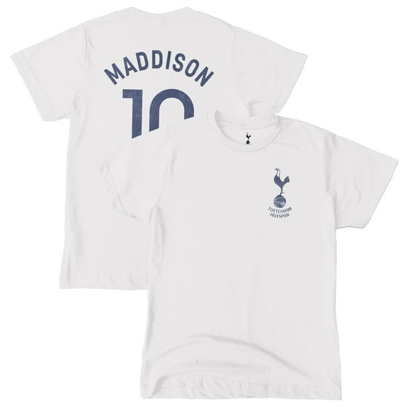 Youth 1863FC James Maddison White Tottenham Hotspur Player T-Shirt