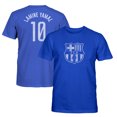 thumbnail image 1 of Youth 1863FC Lamine Yamal Blue Barcelona Player Name & Number T-Shirt, 1 of 3