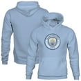 thumbnail image 1 of Youth 1863FC Sky Blue Manchester City Color Badge Fleece Pullover Hoodie, 1 of 3