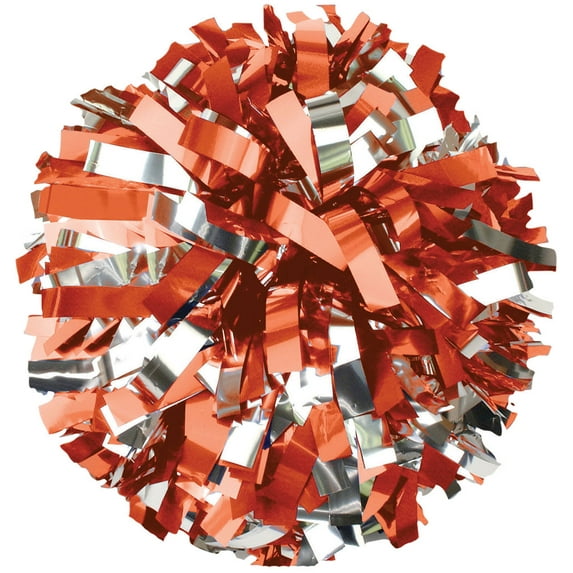 Youth 2-Color Metallic Cheerleading Pom  Morg/Msil