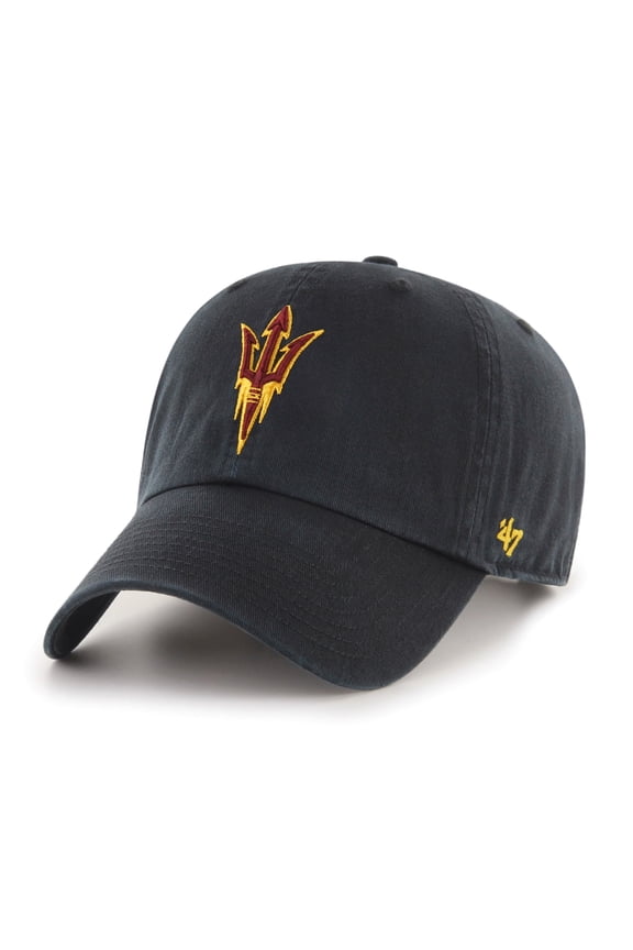 Youth '47 Black Arizona State Sun Devils Clean Up Adjustable Hat