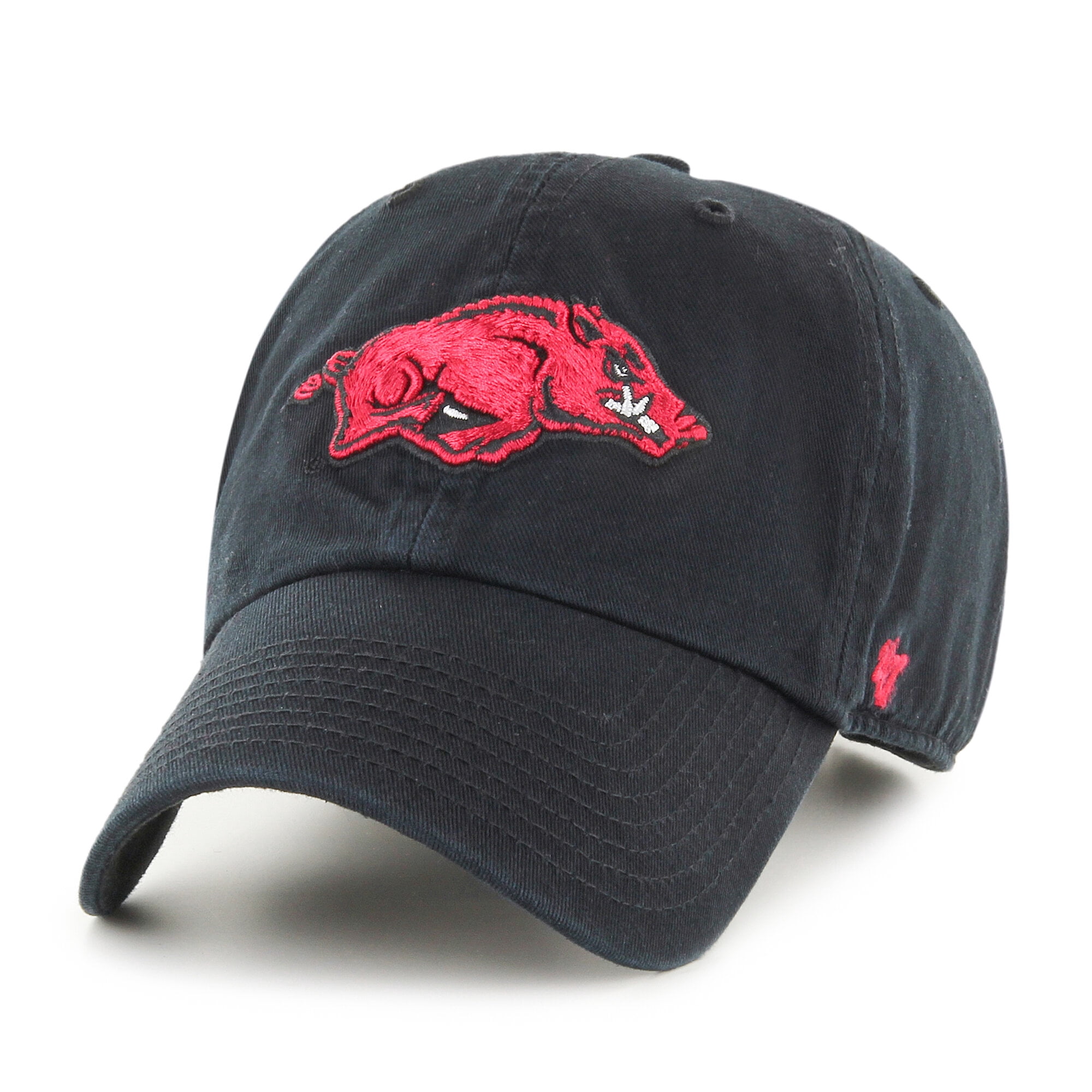 Youth Razorback Hat Youth '47 Black Arkansas Razorbacks Clean Up Adjustable Hat - Walmart.com
