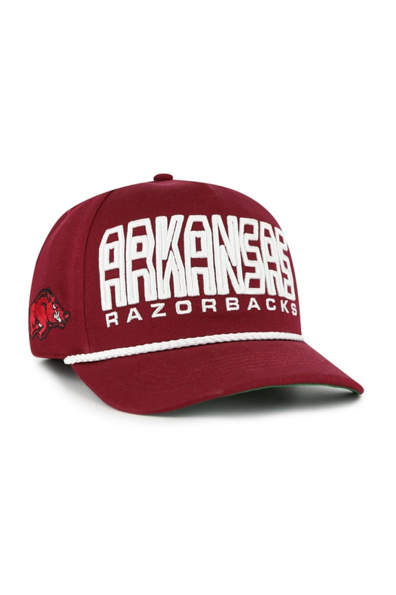 Youth '47 Cardinal Arkansas Razorbacks Byline Hitch Adjustable Hat