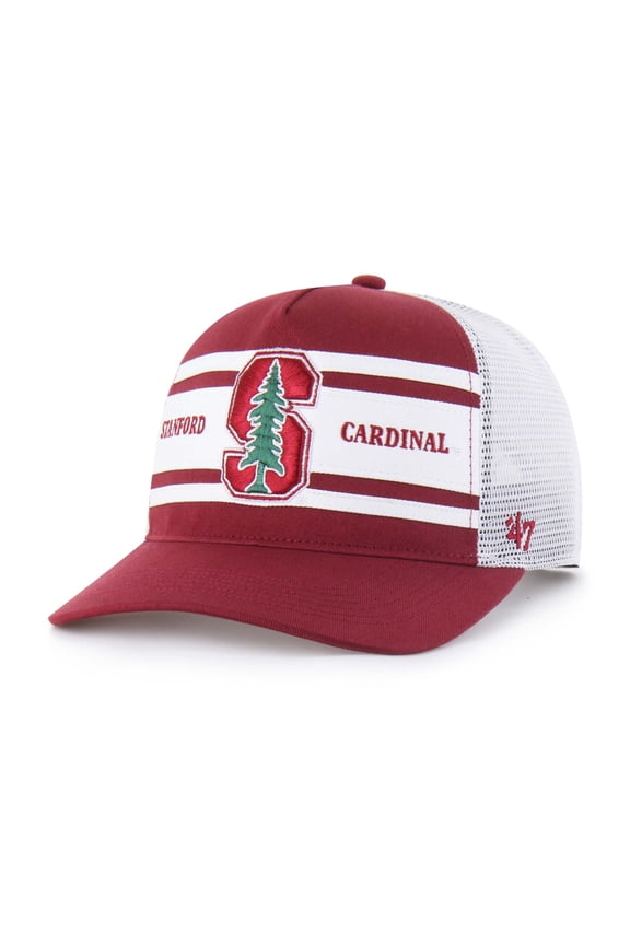 Youth '47 Cardinal/White Stanford Cardinal Super Stripe Hitch Adjustable Trucker Hat