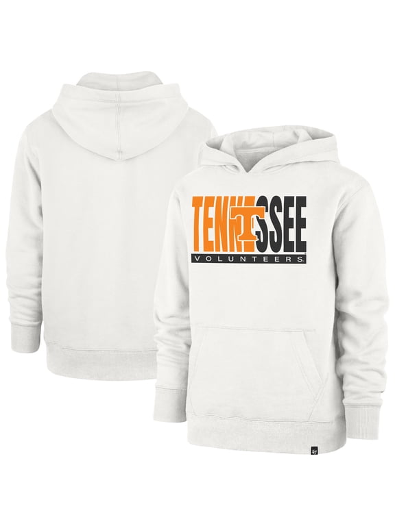 Youth '47 Cream Tennessee Volunteers Block Text Pullover Hoodie