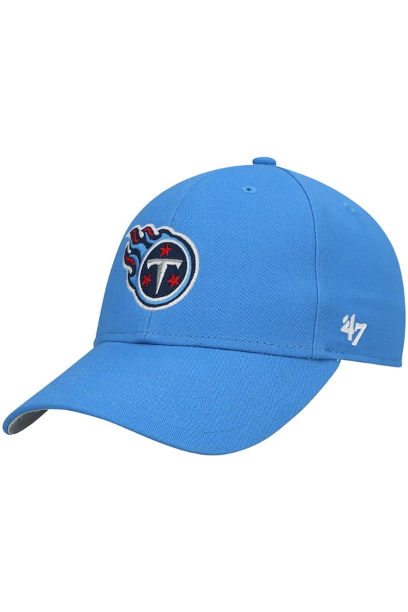 Youth '47 Light Blue Tennessee Titans Secondary MVP Adjustable Hat