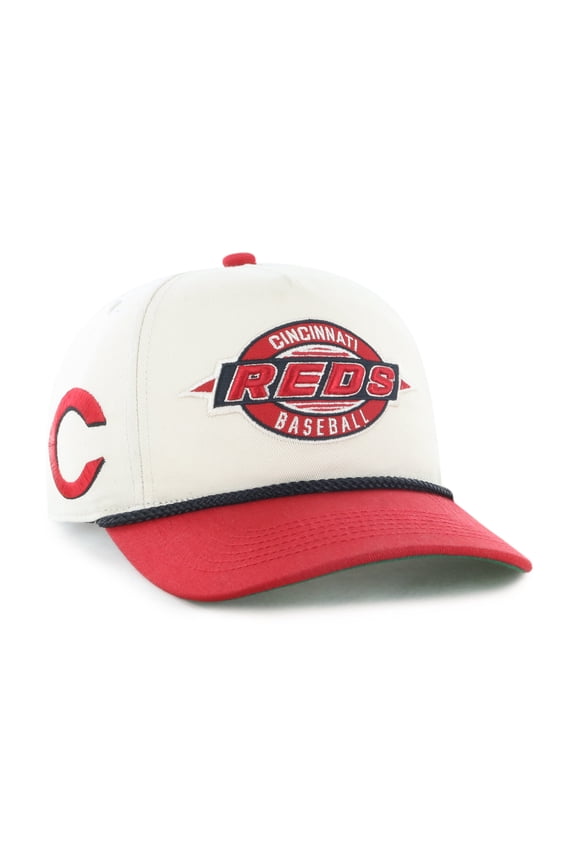 Men's '47  Natural Cincinnati Reds Frame Out Hitch Adjustable Hat