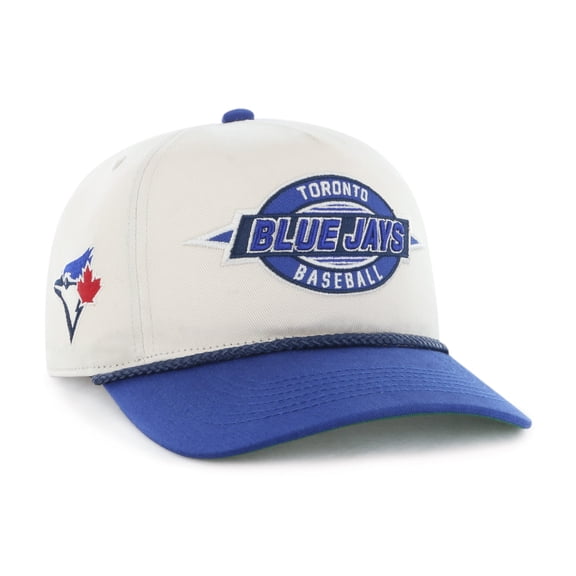 Youth '47 Natural/Royal Toronto Blue Jays Frame Out Hitch Adjustable Hat