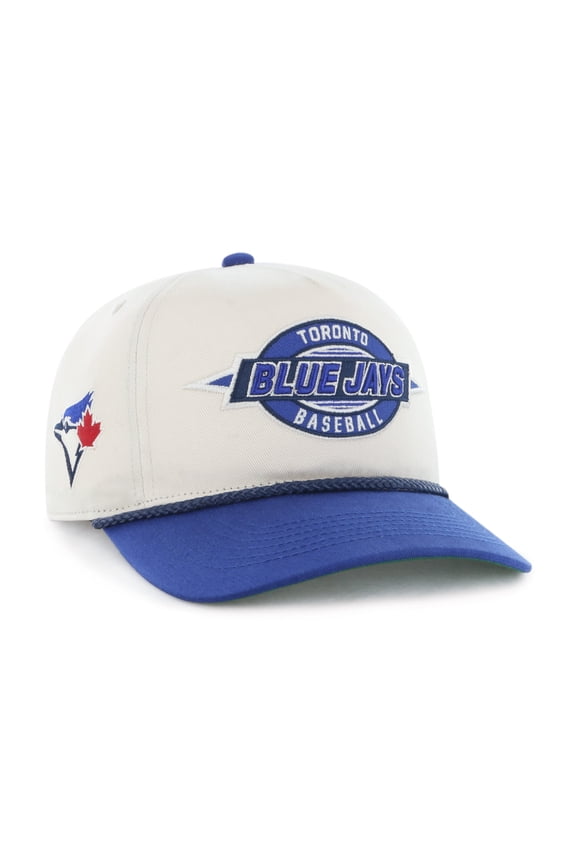 Youth '47 Natural/Royal Toronto Blue Jays Frame Out Hitch Adjustable Hat