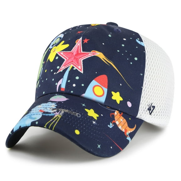 Youth-'47 Navy Dallas Cowboys Space Dino Adjustable Hat