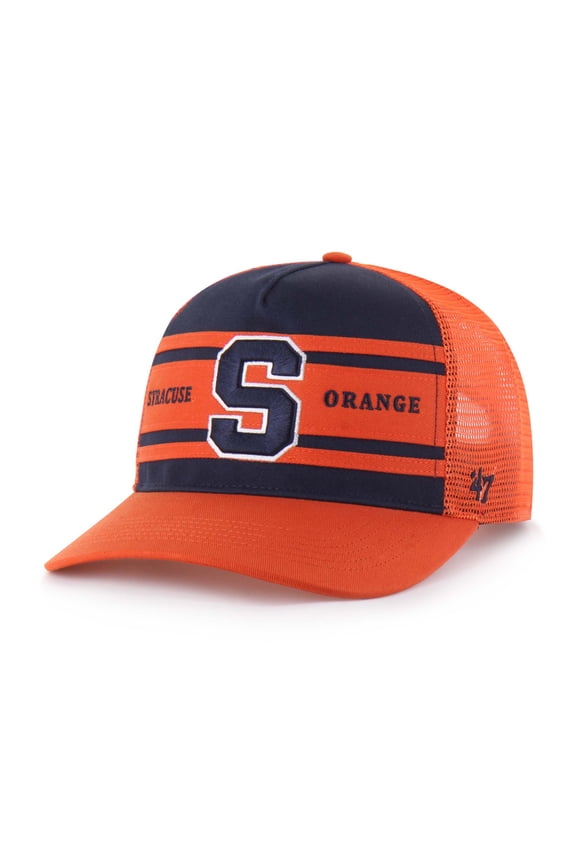 Youth '47 Navy/Orange Syracuse Orange Super Stripe Hitch Adjustable Trucker Hat