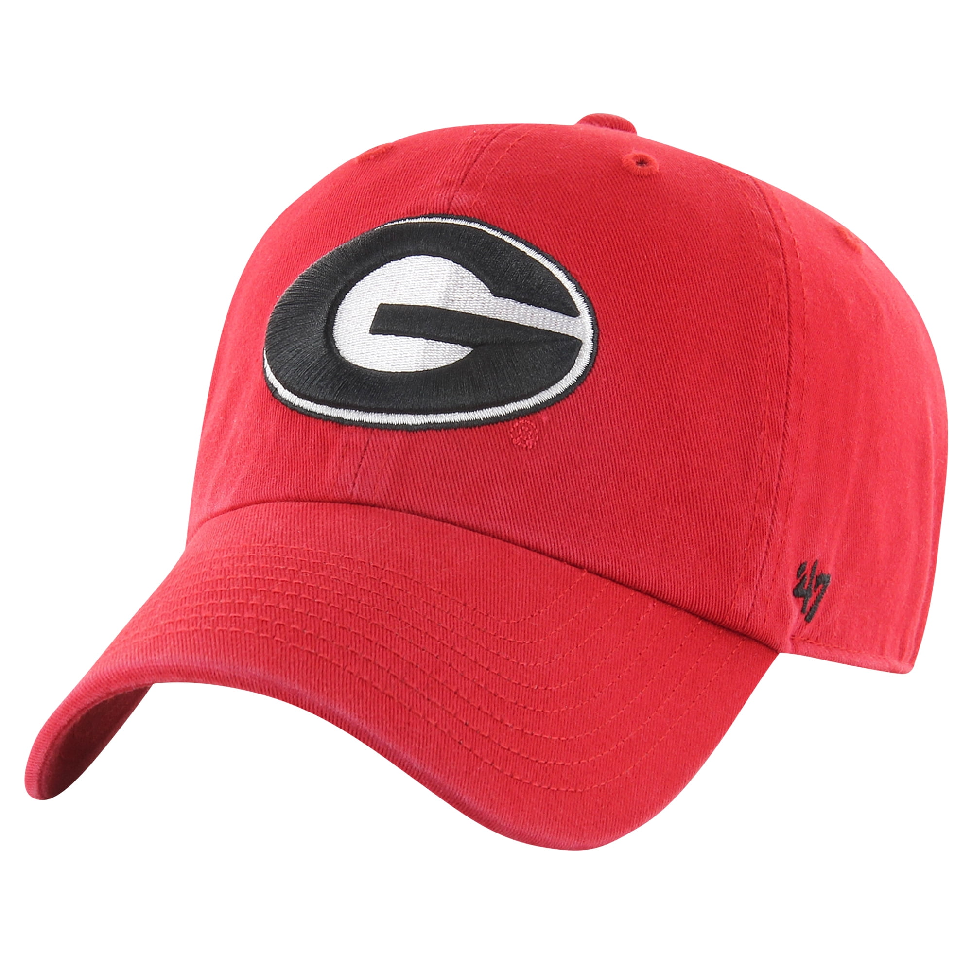 Youth '47 Red Georgia Bulldogs Clean Up Adjustable Hat