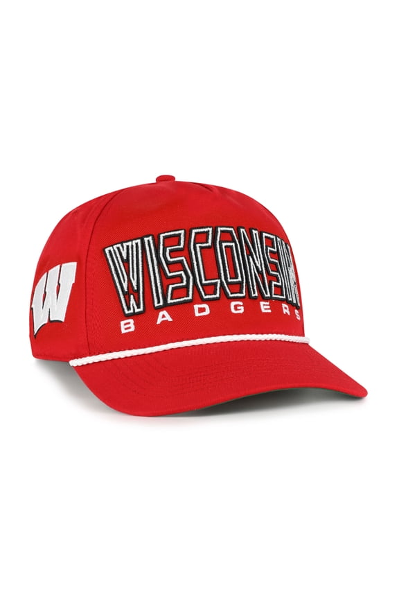 Youth '47 Red Wisconsin Badgers Byline Hitch Adjustable Hat