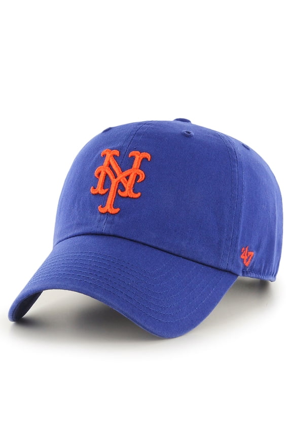 Youth '47 Royal New York Mets Team Logo Clean Up Adjustable Hat