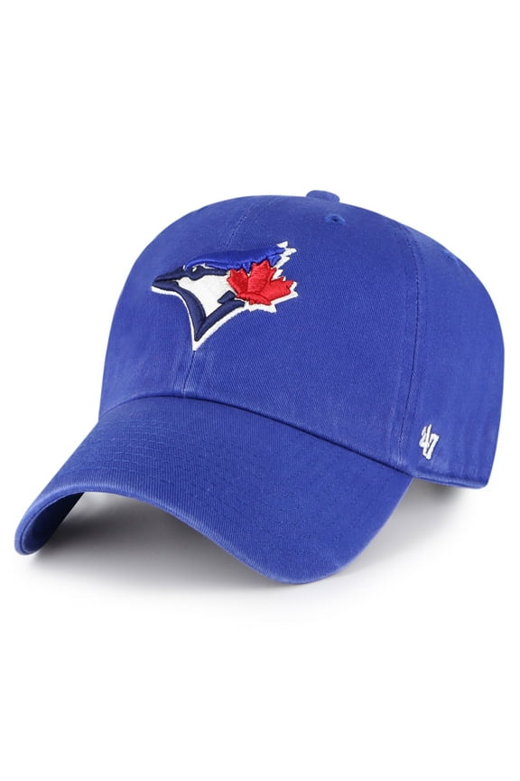 Youth '47 Royal Toronto Blue Jays Team Logo Clean Up Adjustable Hat