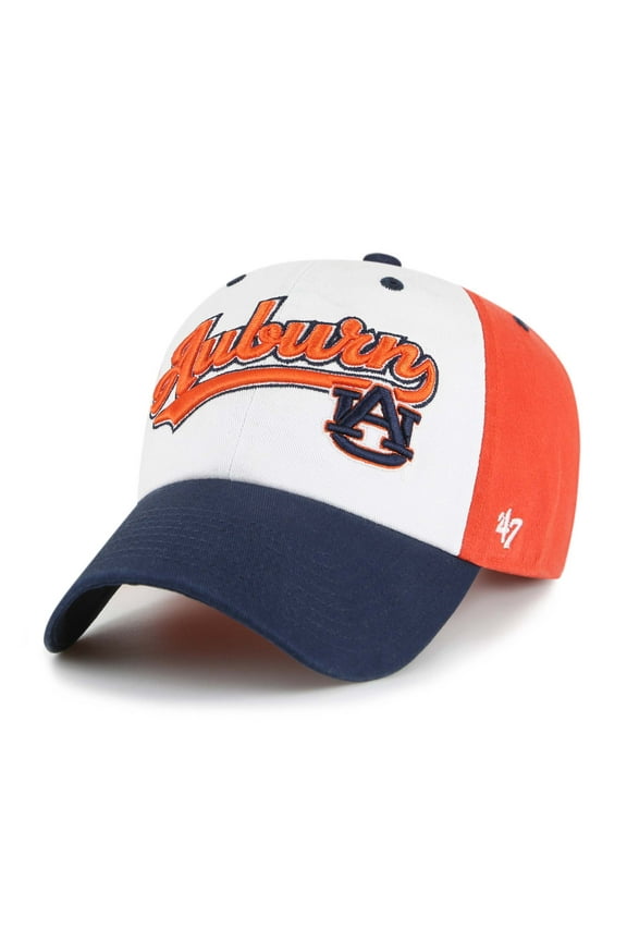 Youth '47 White Auburn Tigers Scooter Clean Up Adjustable Hat