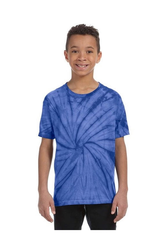 Youth 5.4 oz. 100% Cotton Spider T-Shirt - SPIDER ROYAL - XS